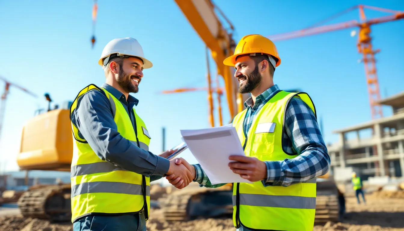 A construction contractor is finalizing lease terms for heavy equipment, discussing financing options that include affordable monthly payments and potential tax benefits. This meeting highlights the importance of equipment financing in managing cash flow and maintaining competitive edge in the construction industry.