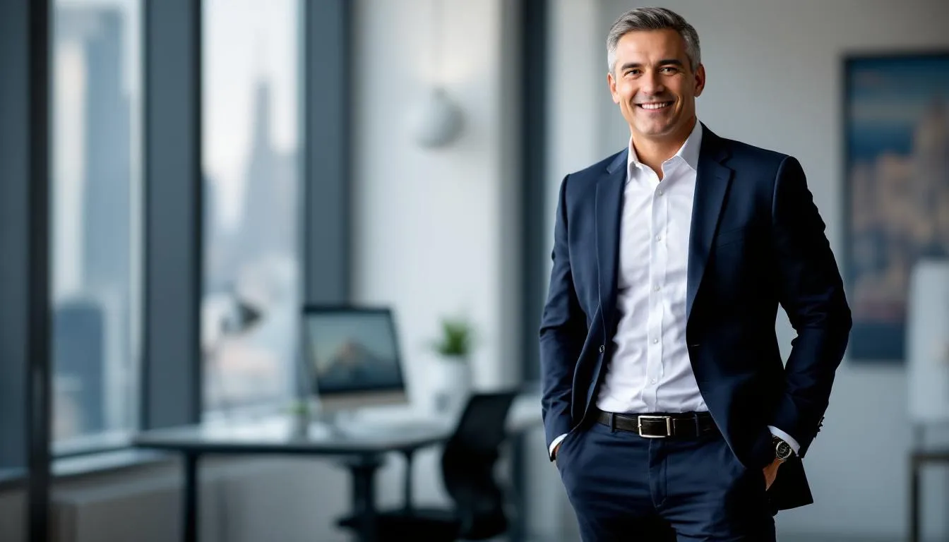 A confident small business owner stands proudly in their shop, showcasing a successful atmosphere after securing a small business loan. This moment reflects their focus on business growth and the future, highlighting the importance of reasonable terms and effective financing solutions for small businesses.