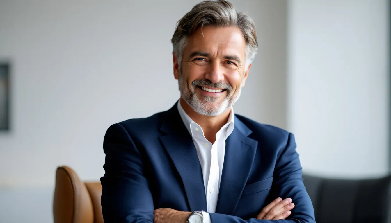 A confident small business owner gazes into the camera, embodying the success of their high cash flow business. With a smile, they reflect the positive cash flow and steady income stream achieved through their entrepreneurial efforts.