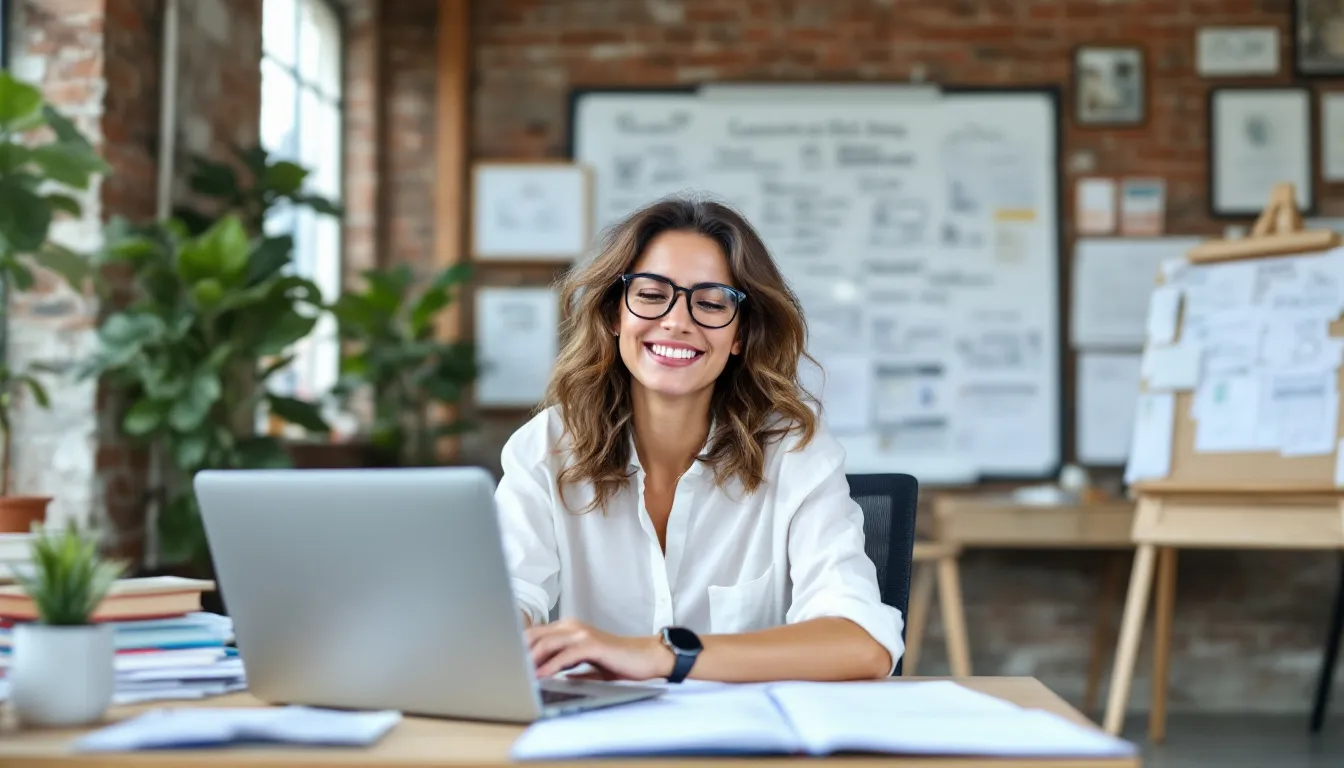 A small business owner smiles with relief and pride after successfully navigating the complex process of business formation using an online legal service. They hold a completed set of legal documents, showcasing the user-friendly legal solutions provided by LegalZoom, which helped them meet all legal requirements in a timely manner.