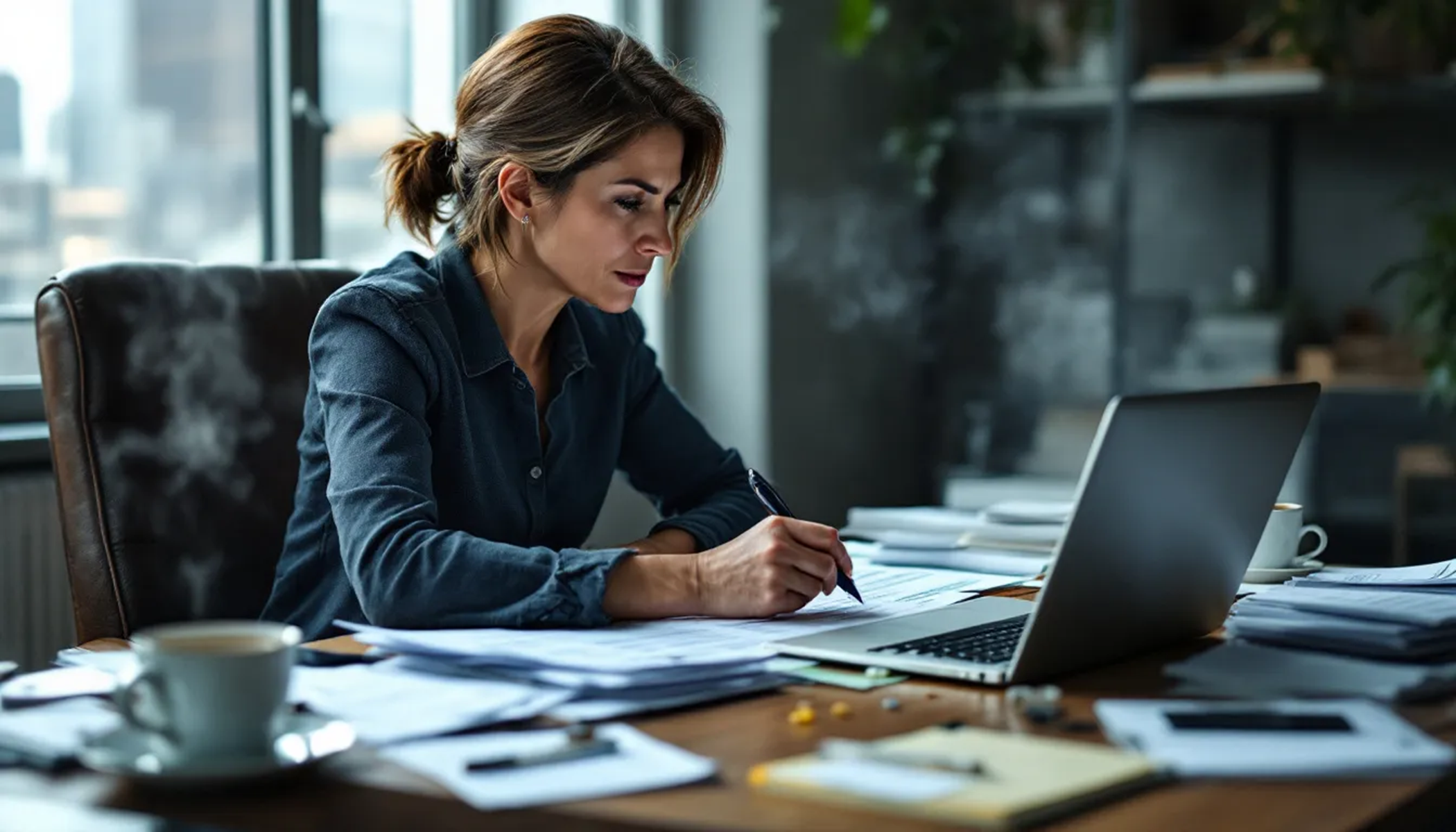 An image showing a small business owner reviewing the essentials of understanding collateral rules and insurance policies for a small business loan. 