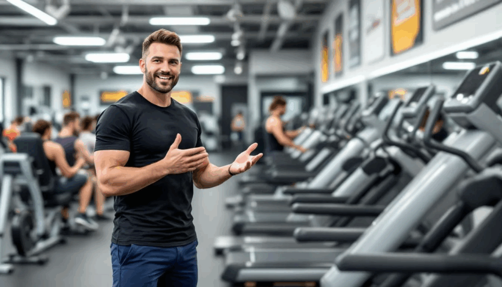 What is the Cost to Lease Gym Equipment - In a vibrant gym filled with brand new fitness equipment, a gym owner enthusiastically discusses the advantages of gym owners leasing gym equipment, highlighting how it can enhance cash flow and provide access to the latest cardio machines and free weights without the long-term costs of purchasing. The owner emphasizes the flexibility of leasing options and the excellent customer service provided by leading leasing companies.